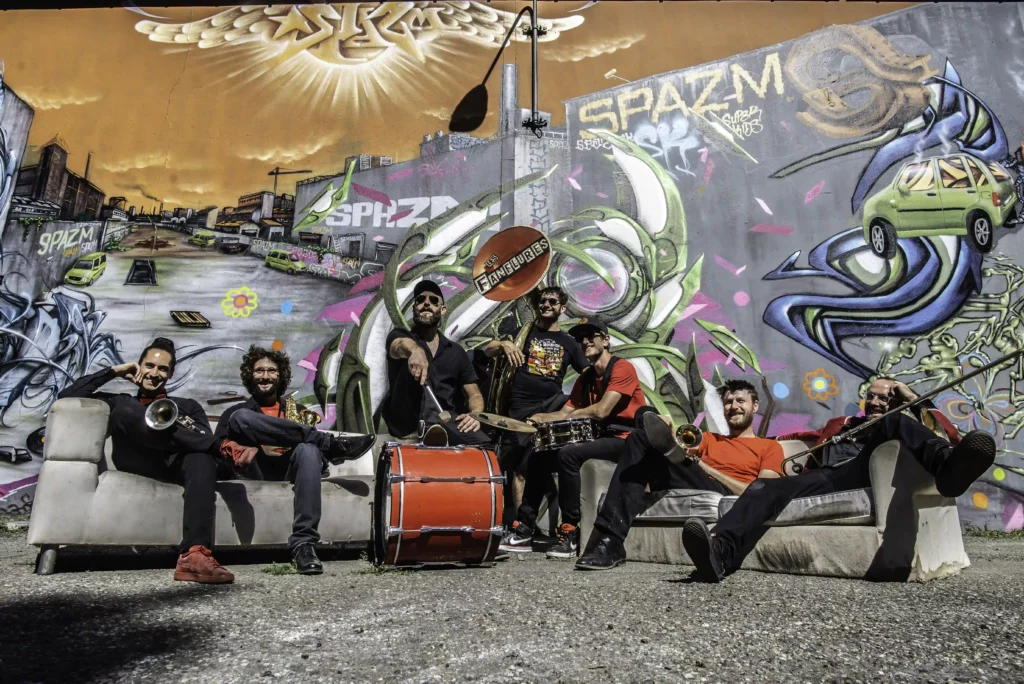 Photo extrait spectacle Fanflures brass band