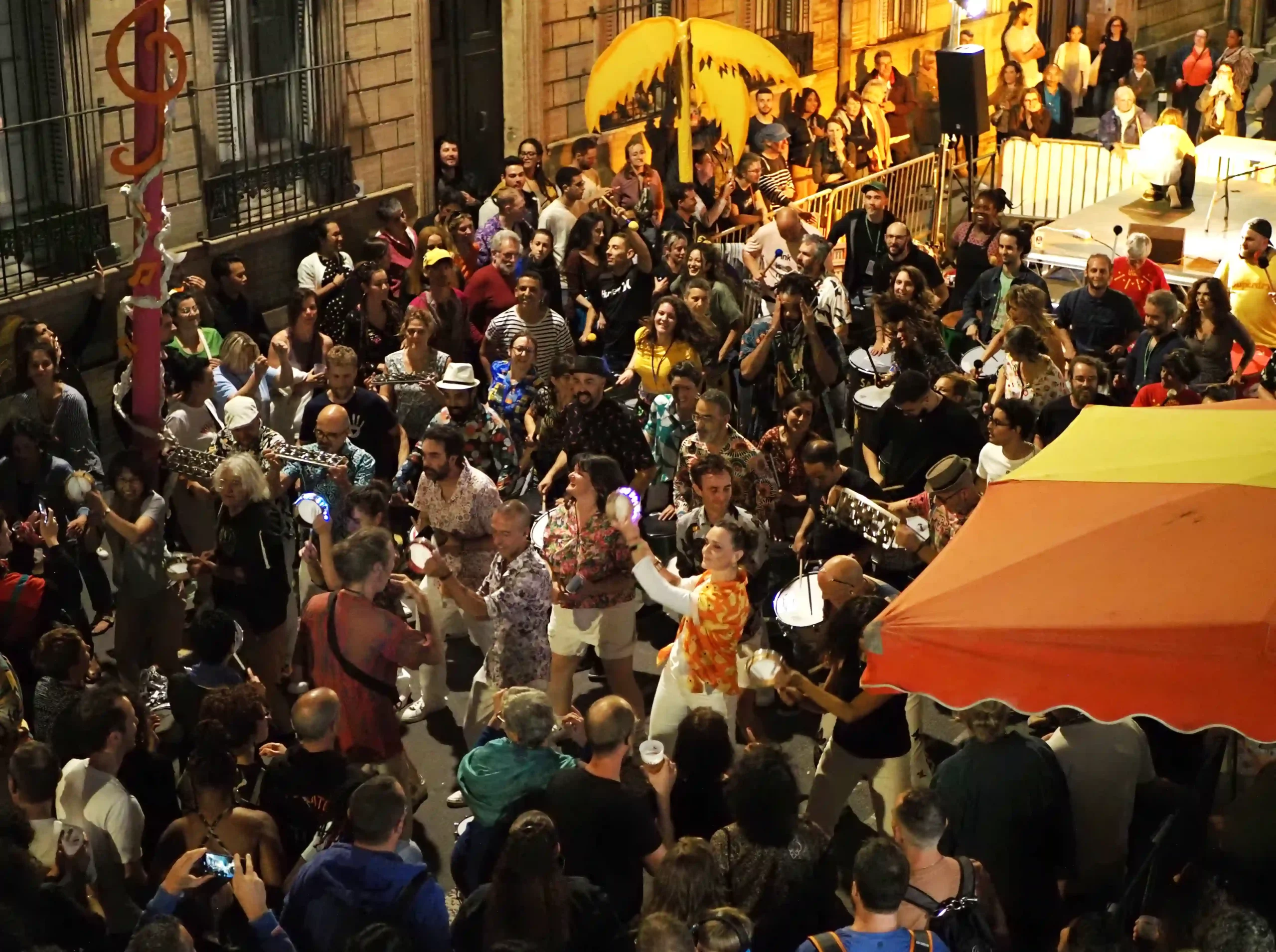 Photo extraite du spectacle Samba Résille
