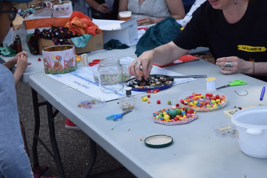 Photo extraite activité Récup’Art