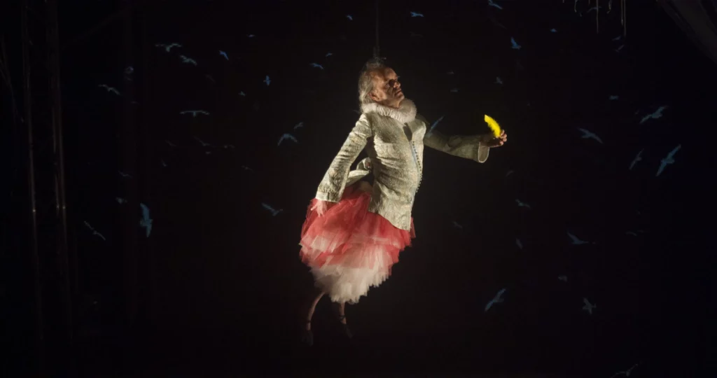 Photo extraite du spectacle l'impatience d'un courat d'air